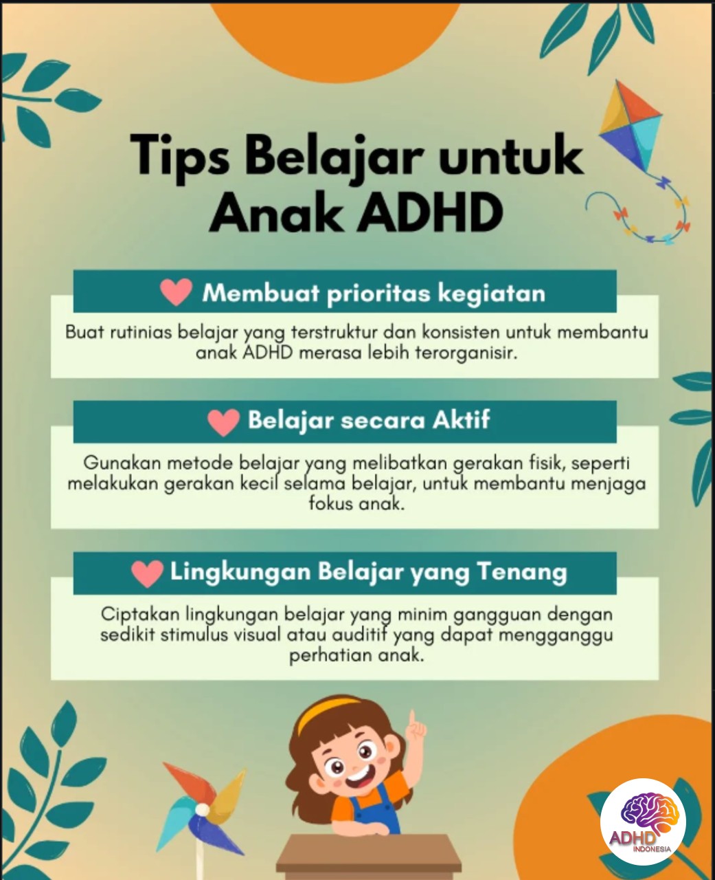 Strategi Belajar yang Cocok untuk Anak ADHD di Kota Tomohon